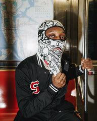 DOODLE SHARK SKI MASK