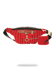 REVERSE SHARKS IN PARIS CROSSBODY (RED)