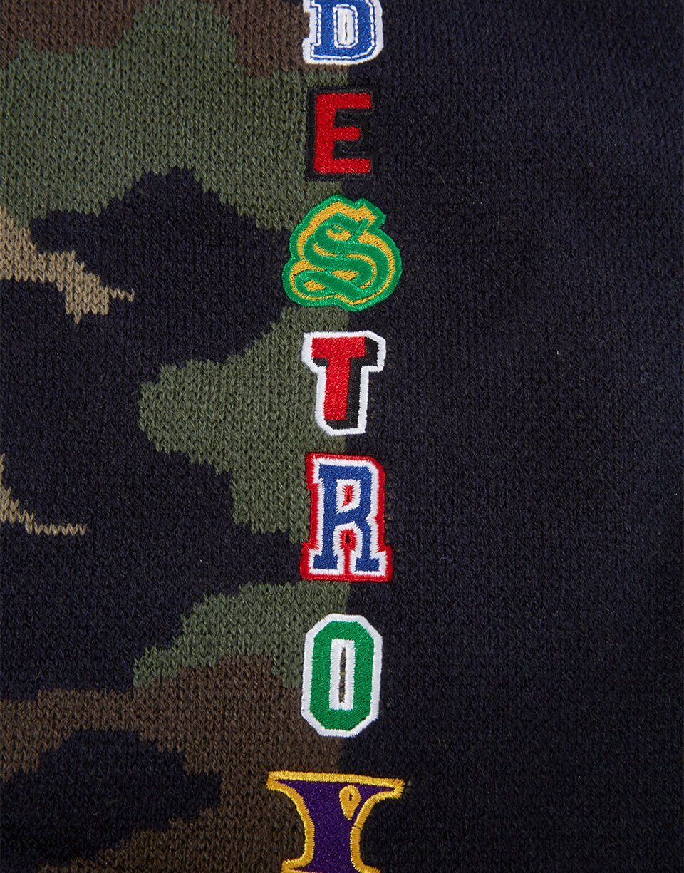 CAMO DESTROY SKI MASK