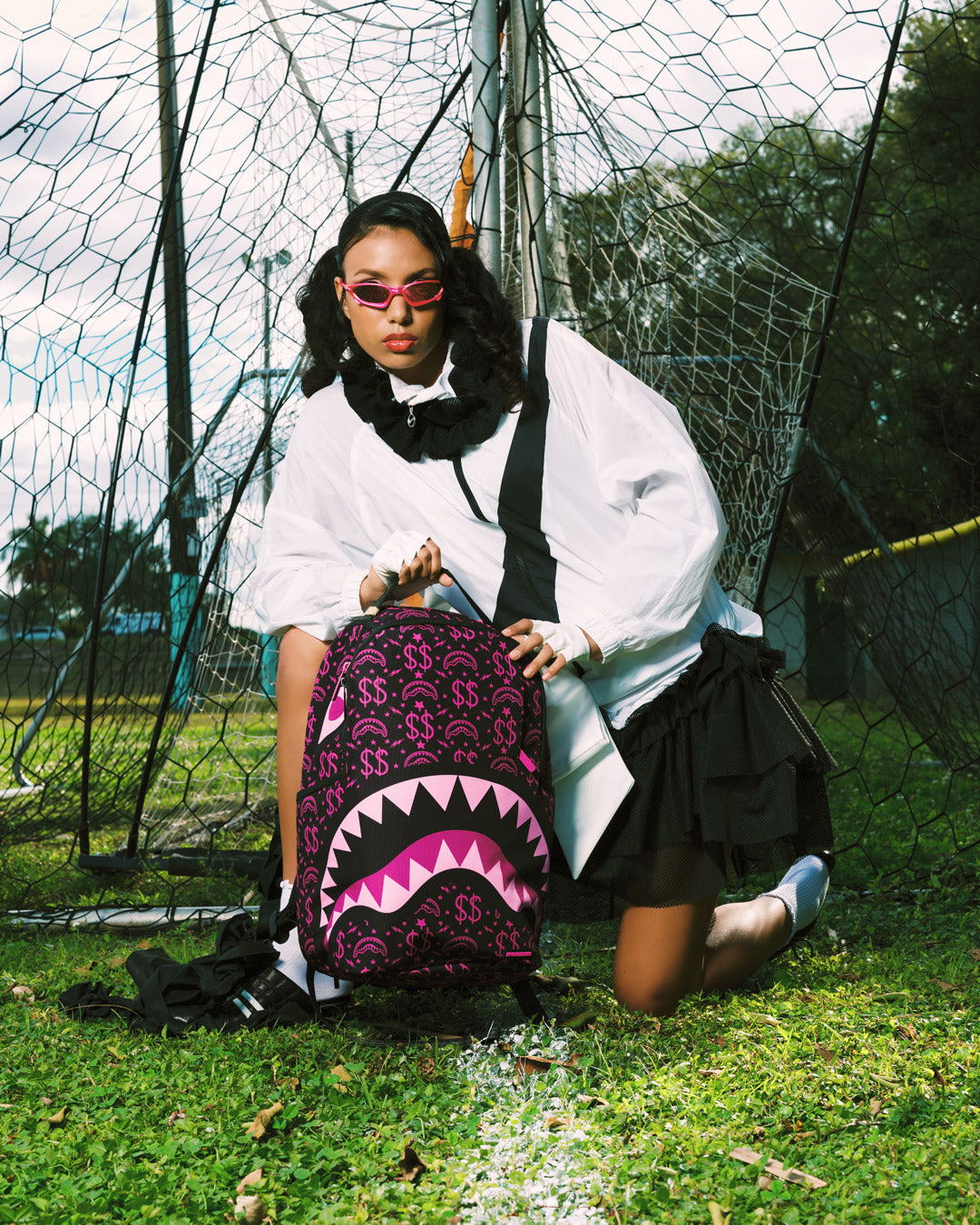 MONEY MAKER SHARK PAPER BACKPACK