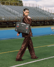 GRID LOCKED TORTUGA TOTE