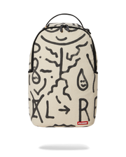 SHEREEN JENKINS CANVAS BACKPACK 1 of 18 CUT FROM LARGE CANVAS ART