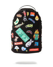 THE 32 REMOVABLE PATCHES VELCRO BACKPACK