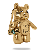 GOLD RUSH MONEYBEAR TEDDYBEAR BACKPACK