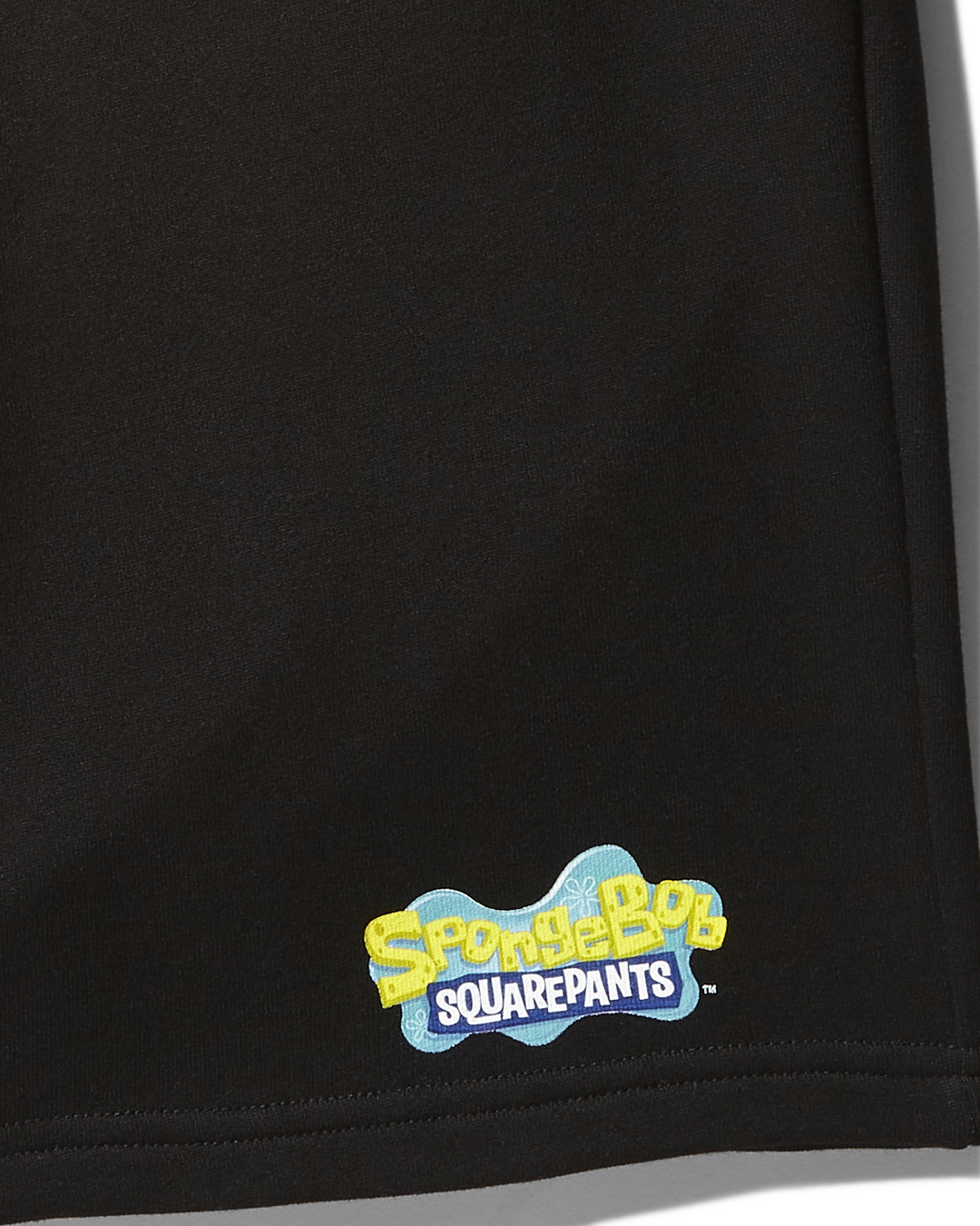 SPONGEBOB KNIT SHORTS (BLACK)