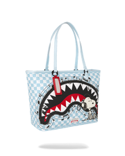 PEANUTS SNOOPY TUNED UP & TUNED OUT TOTE